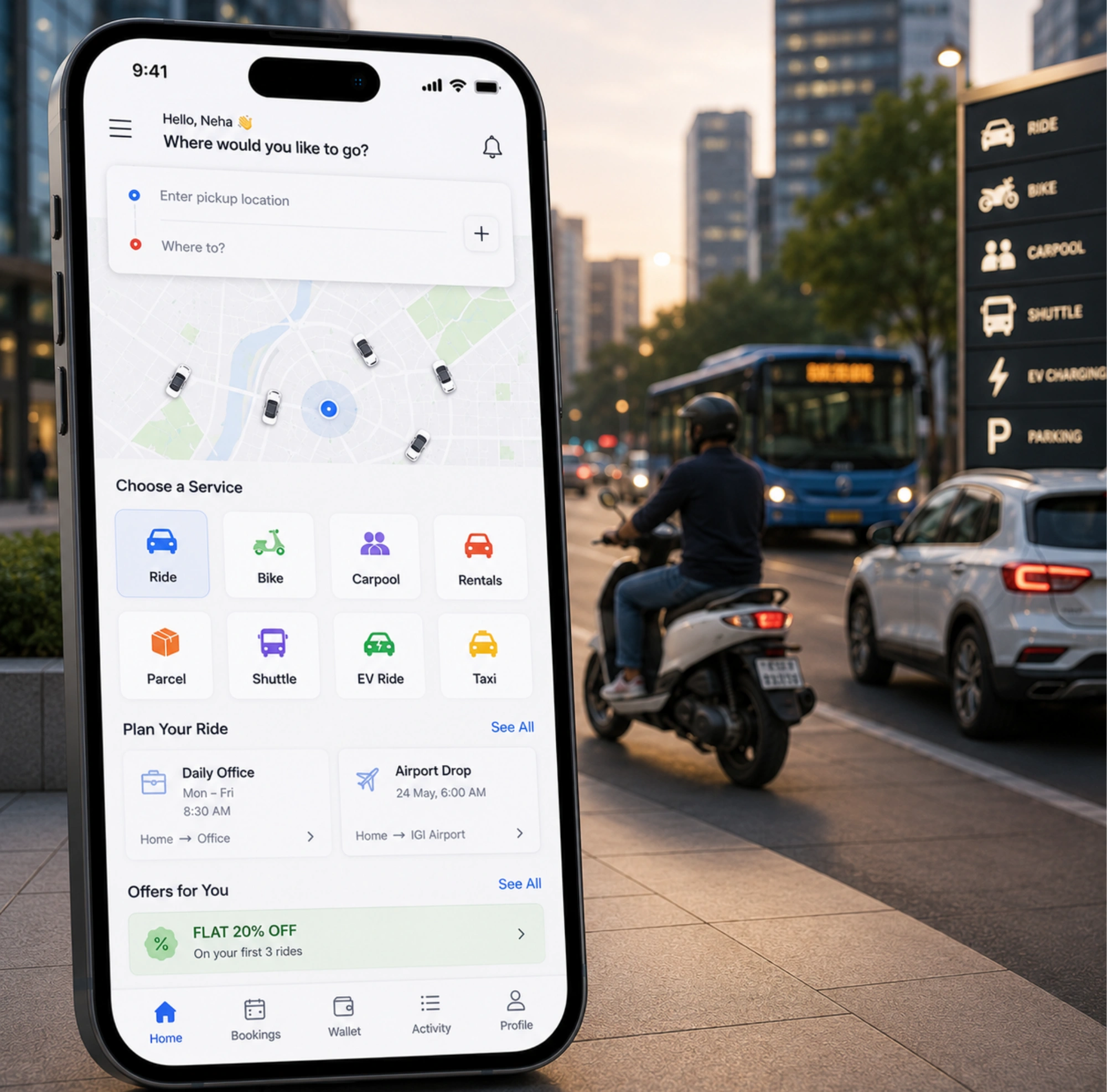 Multi-Service Mobility Platform Development